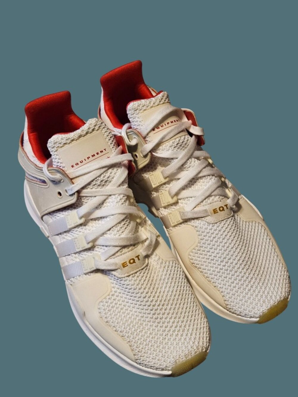 Adidas EQT Support ADV /91-16 "Chinese New Year" White/Red/Gold Sneakers Men 9